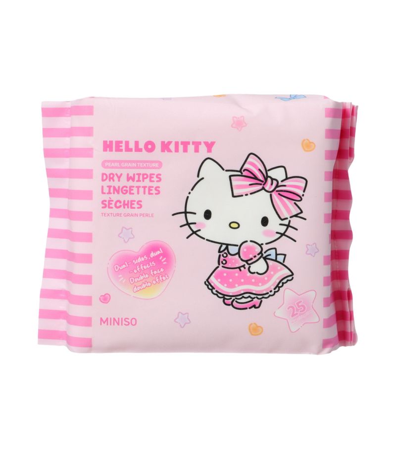 Sanrio Hello Kitty & Friends Dry Wipes 25 