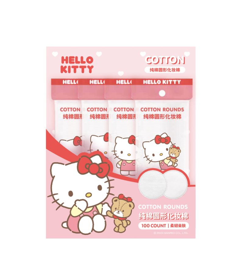 Sanrio Hello Kitty Cotton Rounds 100 Count