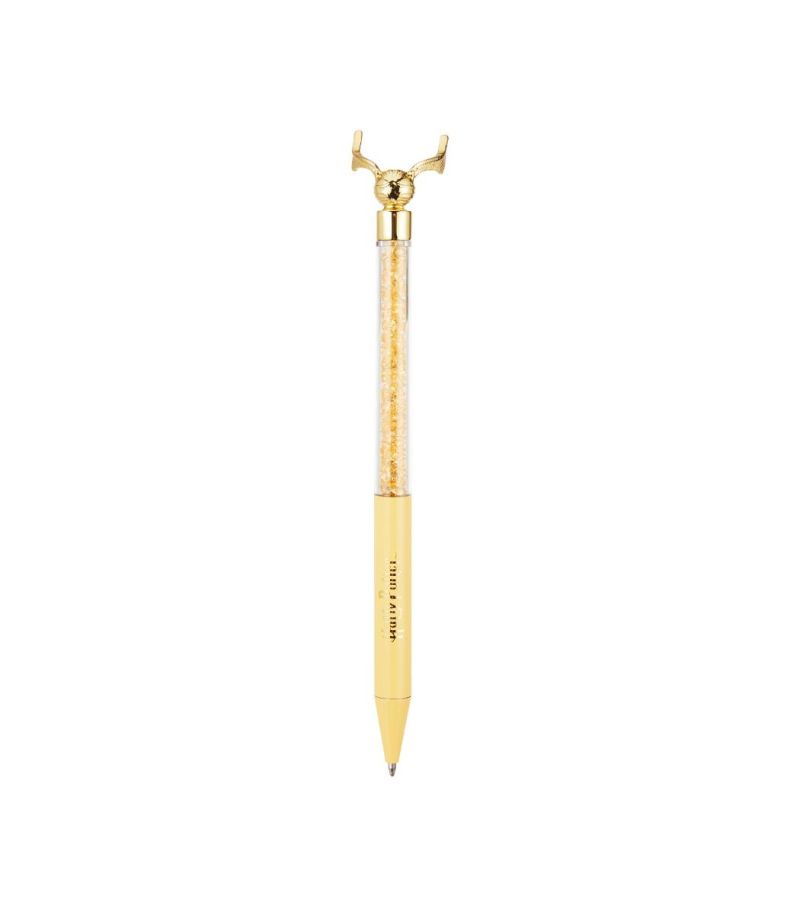 Harry Potter Golden Snitch Metal Figure Black Ballpoint Pen