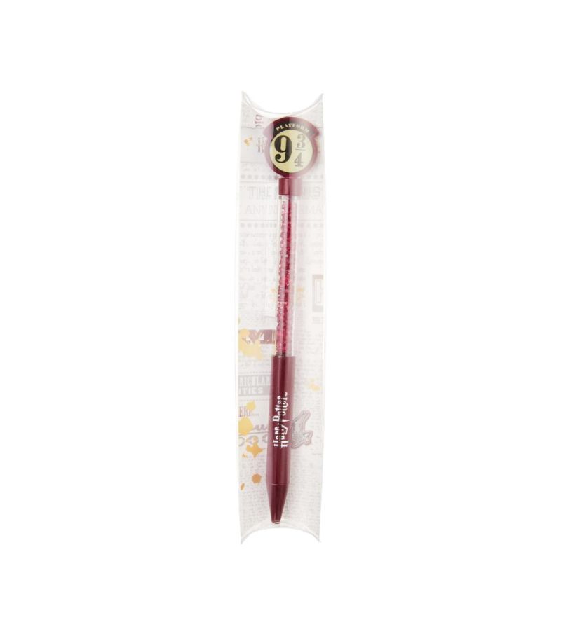 Harry Potter Platform 9 3/4 Metal Figure Black Ballpoint Pen