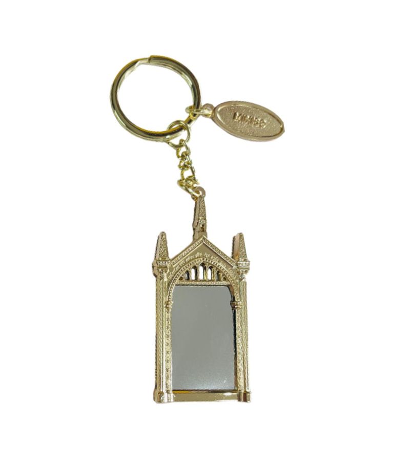 Harry Potter Metal Liquid Glitter Mirror Keychain
