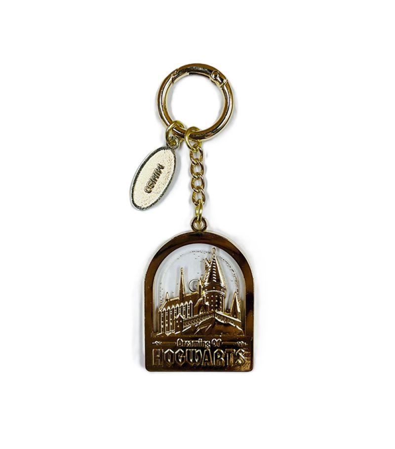 Harry Potter Castle Liquid Glitter Keychain