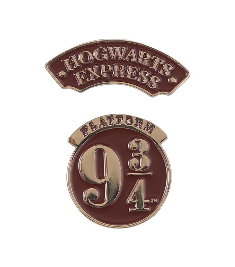 Harry Potter Hogwarts & Platform 9 3/4 Badges
