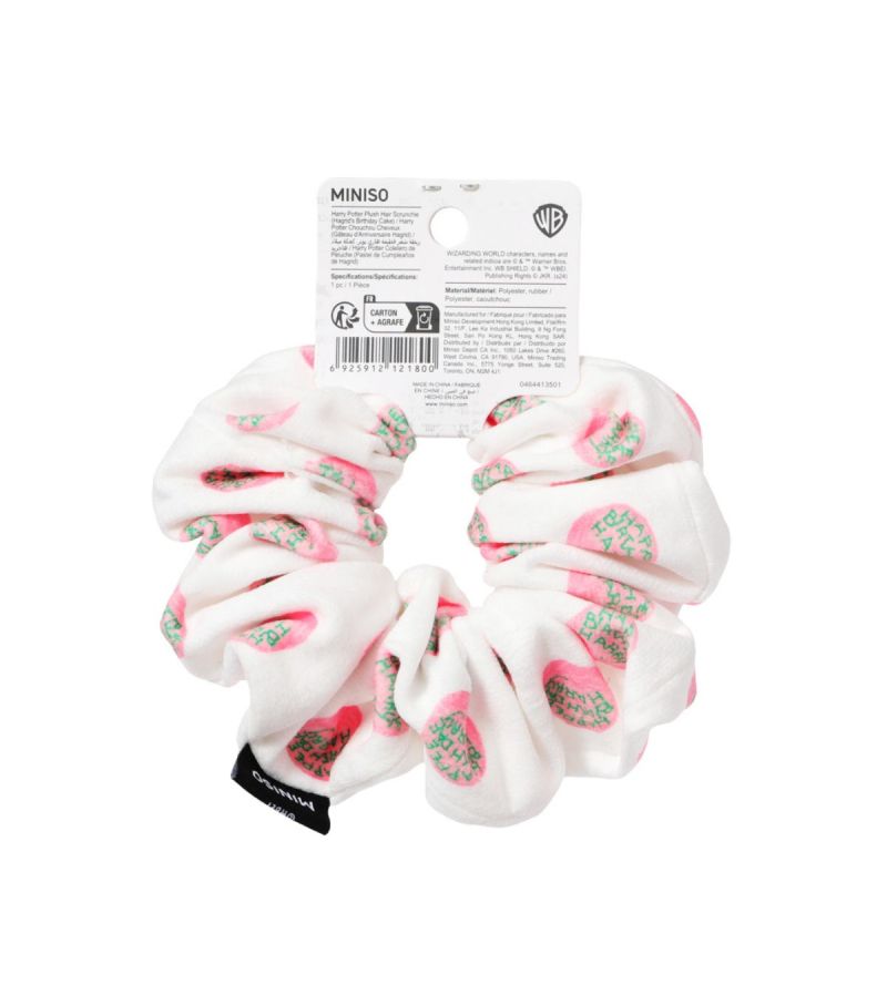 Harry Potter Hagrid's Birthday Cake Plush Hair Scrunchie