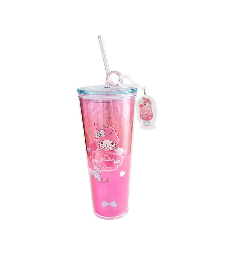 Sanrio Hello Kitty & Friends My Melody Plastic Tumbler & Pendant 800ml