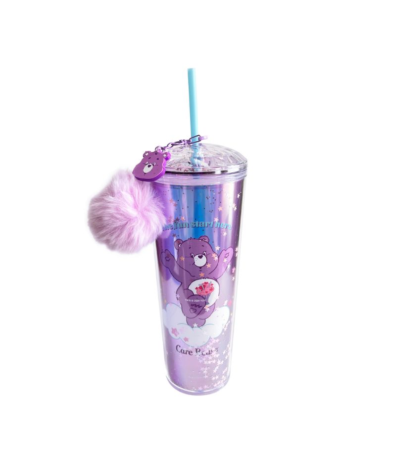 Care Bears Collection Tumbler with Straw 800ml(Purple)