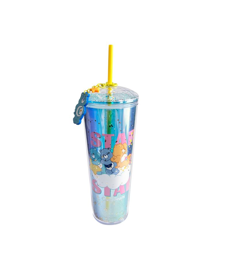 Care Bears Collection Blue Tumbler & Straw 800ml