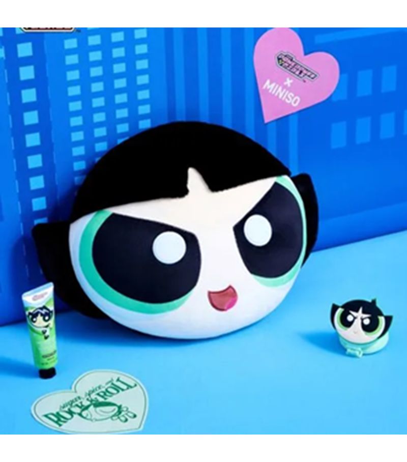 The Powerpuff Girls Buttercup 14 Inch Head Shaped Pillow