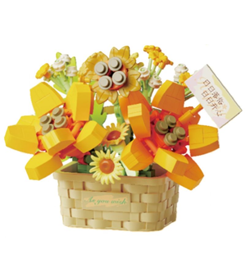 MINISO Toys Summer Yearning Flower Language Series Building Blocks