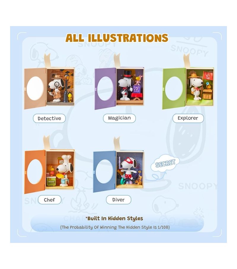 Snoopy Collection My Story Session Surprise Blind Box Figure