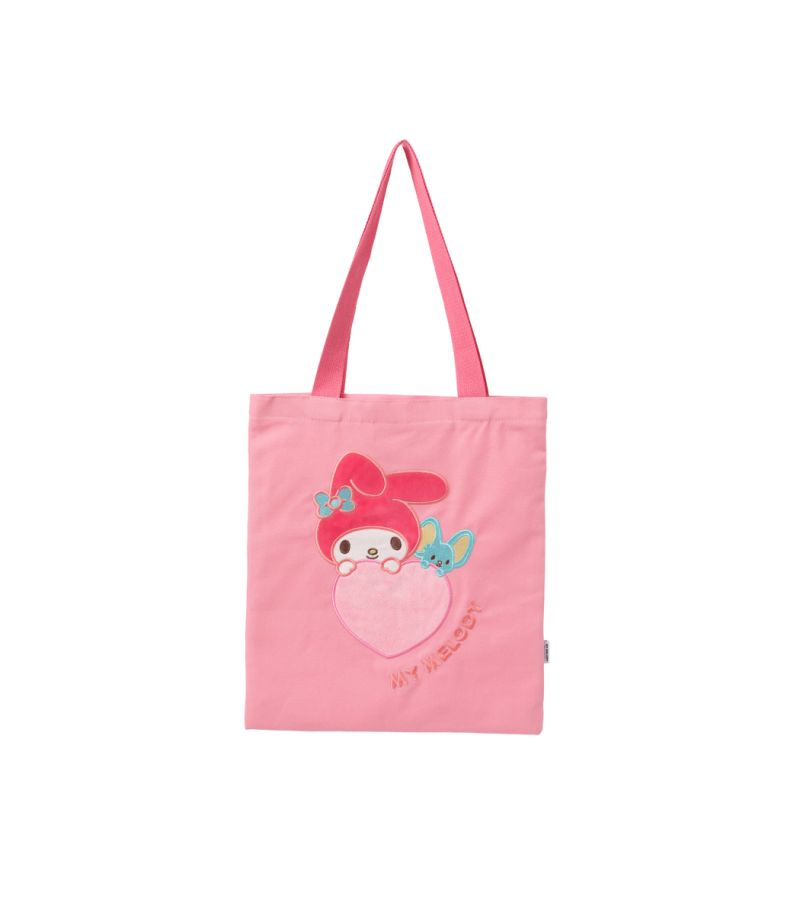 Sanrio My Melody Heart Plush Shopping Bag