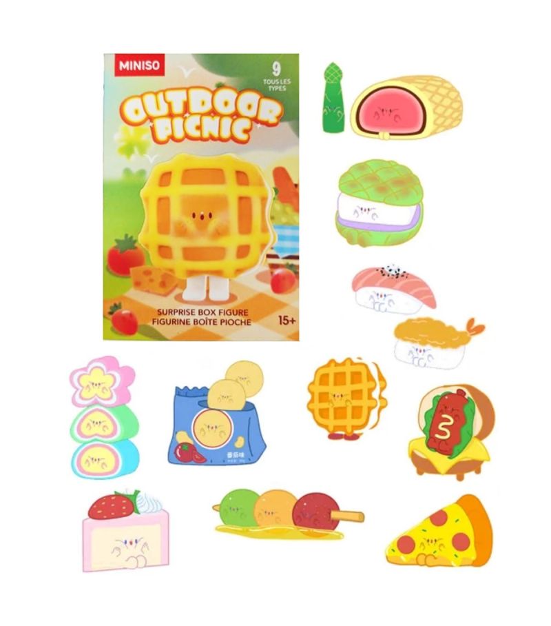 MINISO Pinch My Face Outdoor Picnic Surprise Blind Box Figure