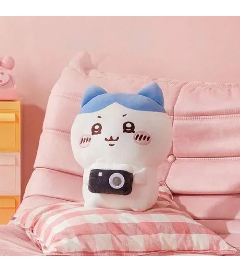 Chiikawa Hachiware With Camera 34cm Plush Soft Toy 