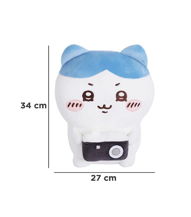 Chiikawa Hachiware With Camera 34cm Plush Soft Toy 