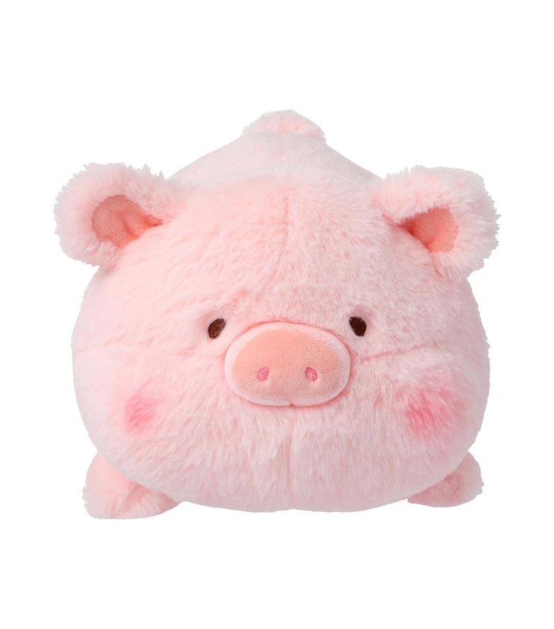 LuLu the Piggy Collection 10 Inch Lying Plush Soft Toy