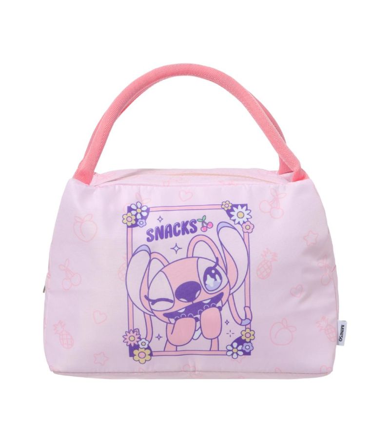 Disney Stitch Dinner Party Lunch Bag Light Pink Angel