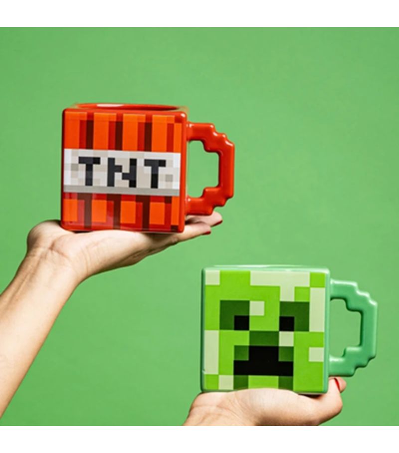 Minecraft Square TNT Ceramic Mug 470ml Red
