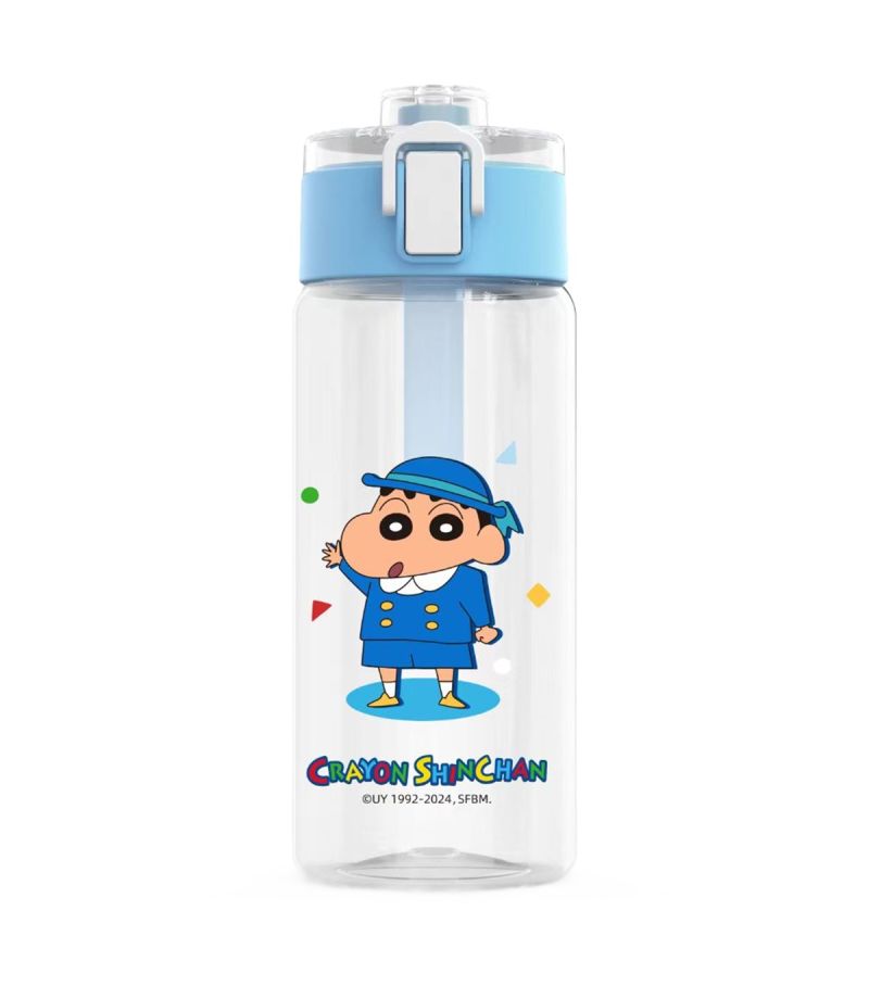 Crayon Shinchan Blue Plastic Bottle With Flip Top 550ml