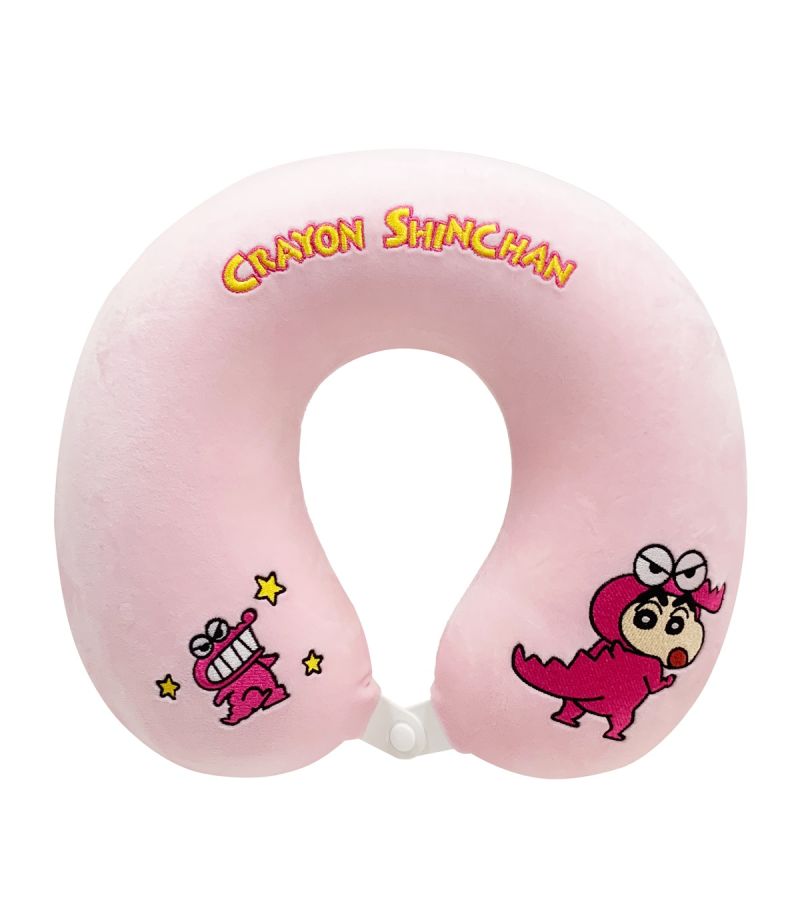 Crayon Shinchan Shinnosuke Pink Memory Foam Neck Pillow