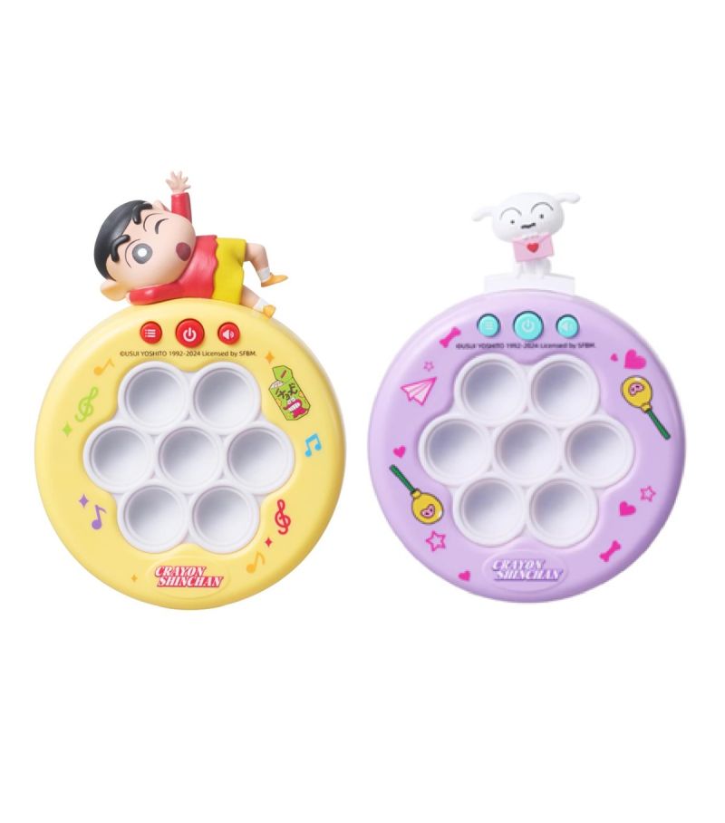 Crayon Shinchan Press Fun Mole Attack Game (Assorted Characters)