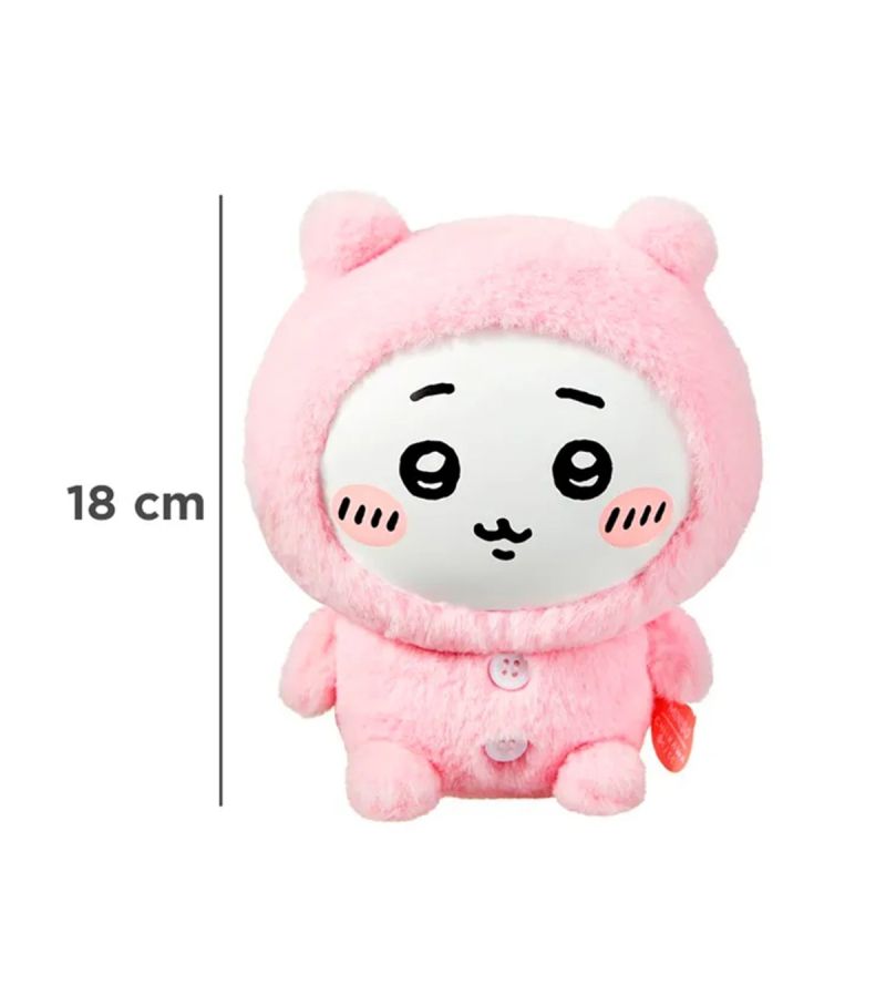 Chiikawa In Pyjamas Furuhonya 18cm Plush Soft Toy & Drawstring Bag