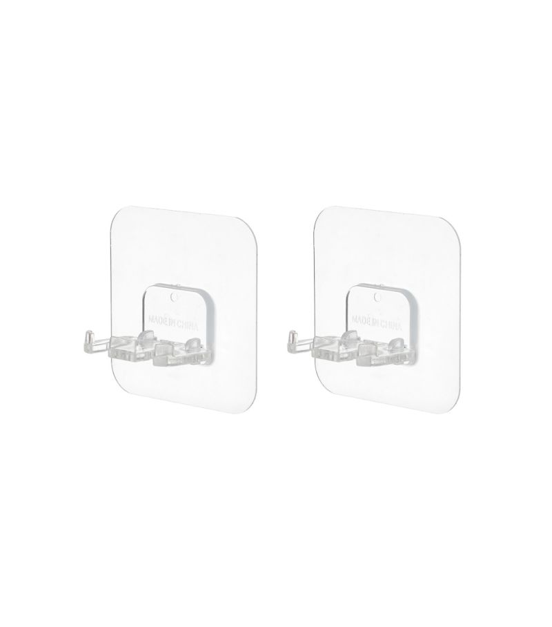 Transparent Toothbrush Rack Pack Of 2