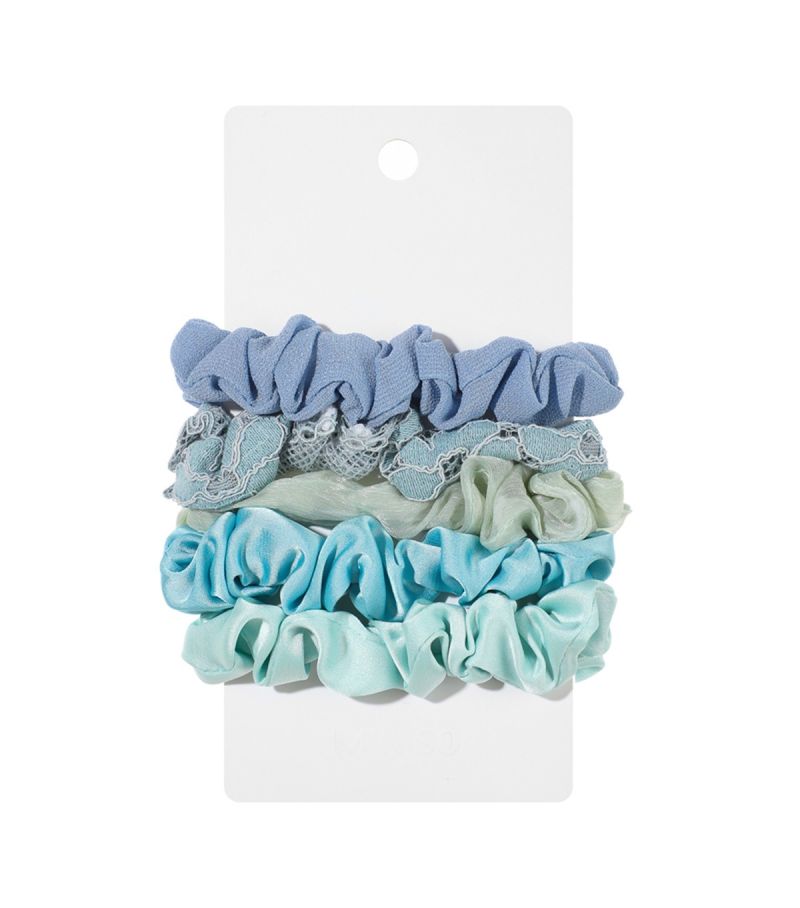 MINISO Blue Hair Ties Pack Of 5