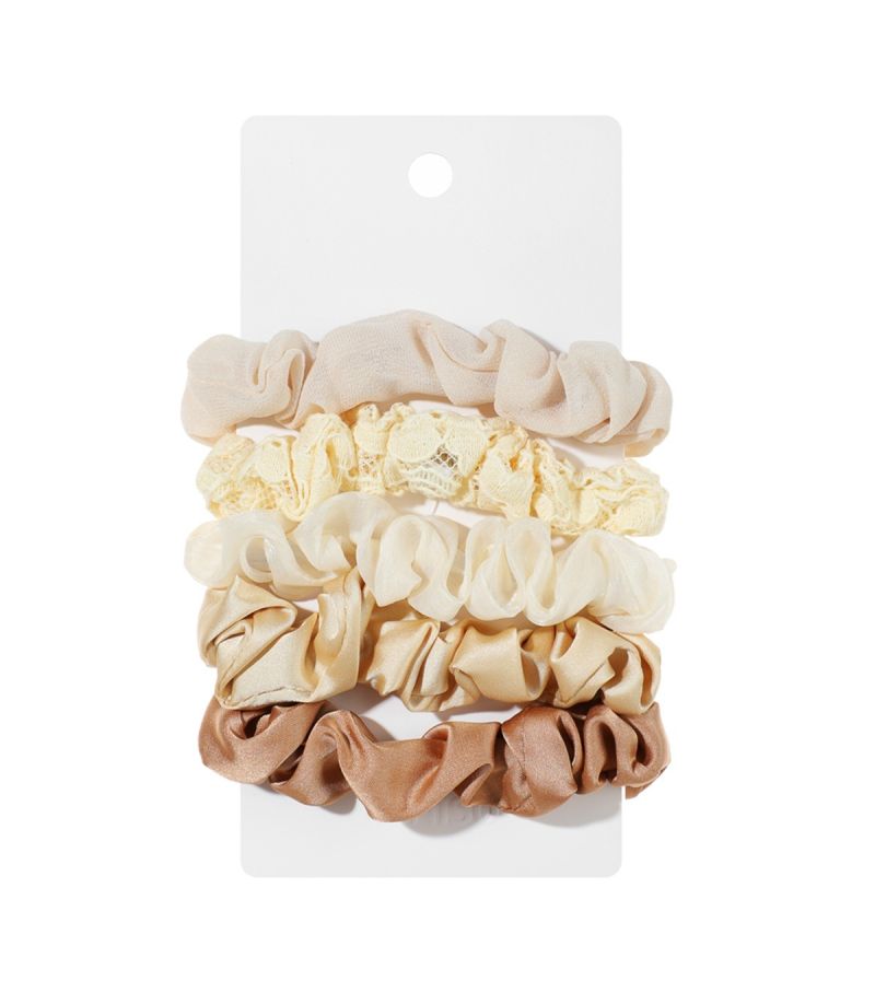 MINISO 5 Pack Little Scrunchie Hair Ties