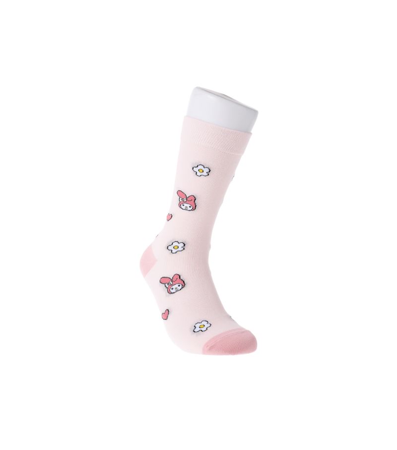 Sanrio My Melody Full Print Crew Socks UK Size 4-6.5