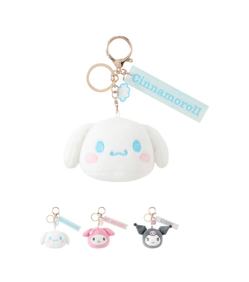 Sanrio Characters Head Shaped Plush Pendant (Assorted Characters)