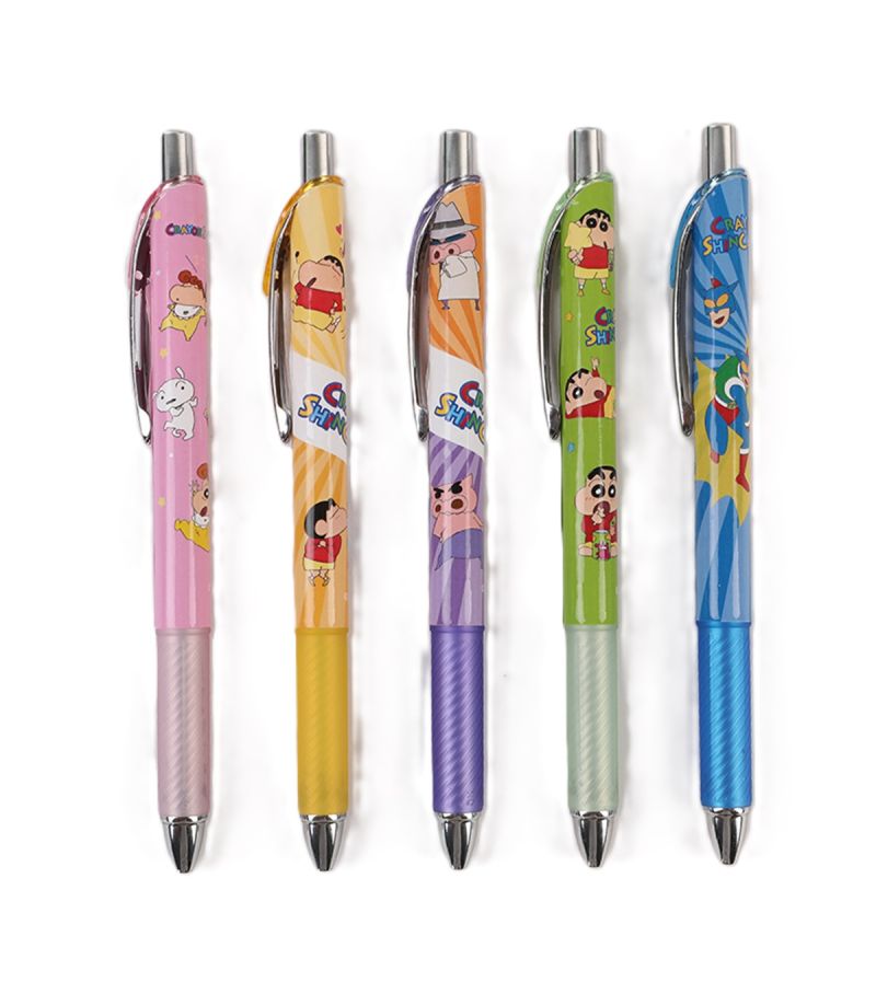 Crayon Shinchan Black 0.5mm Gel Pen Surprise Blind Box (Assorted Charecters)