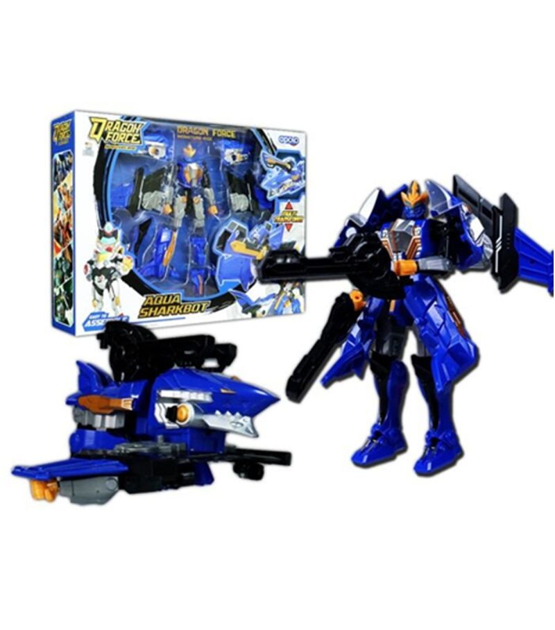 Dragon Force 3 Aqua Sharkbot Transform Action Figure