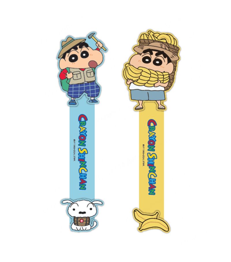 Crayon Shinchan Blue & Yellow Magnetic Cable Organisers (Assorted Characters)