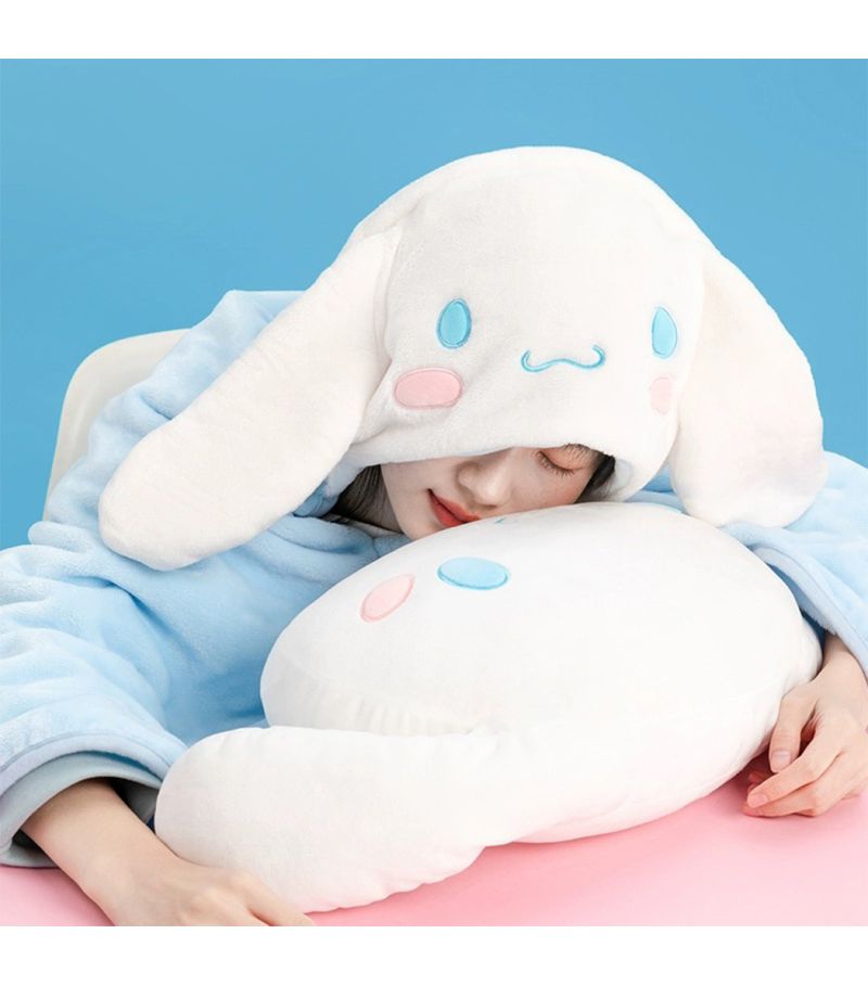 Sanrio Cinnamoroll Four Season Blanket With Hood