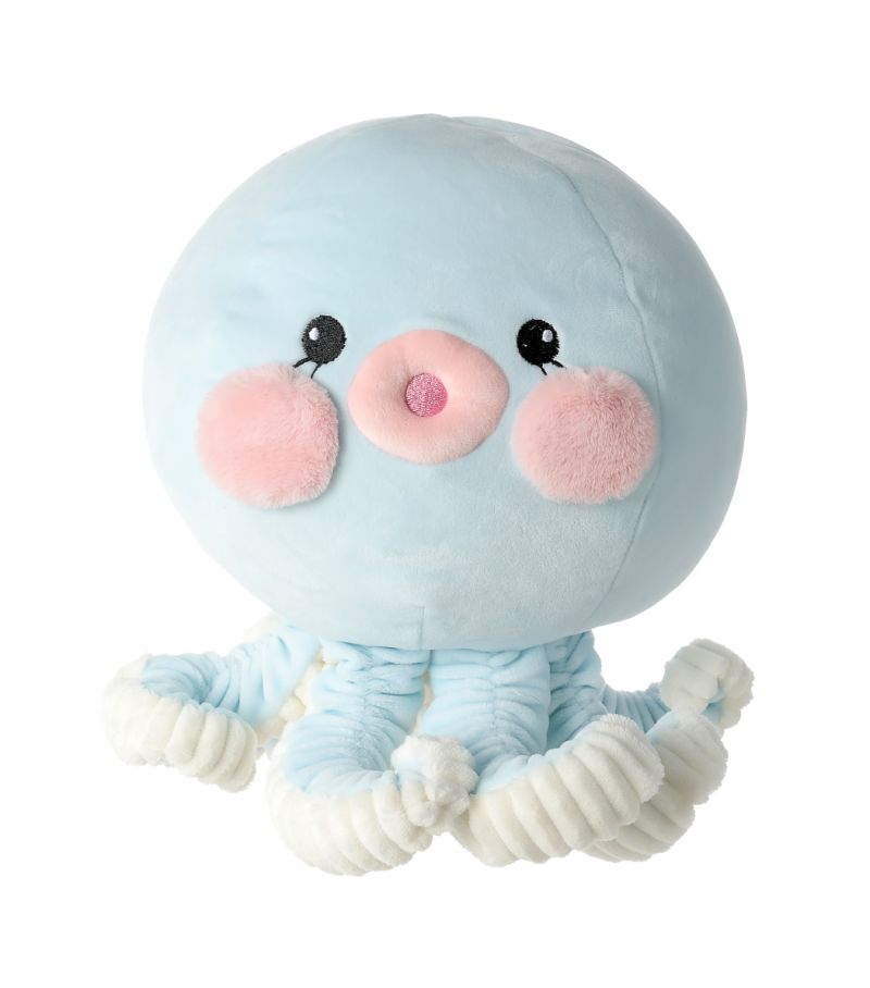 MINISO Ocean Series 9 Inch Light Blue Octopus Plush Soft Toy