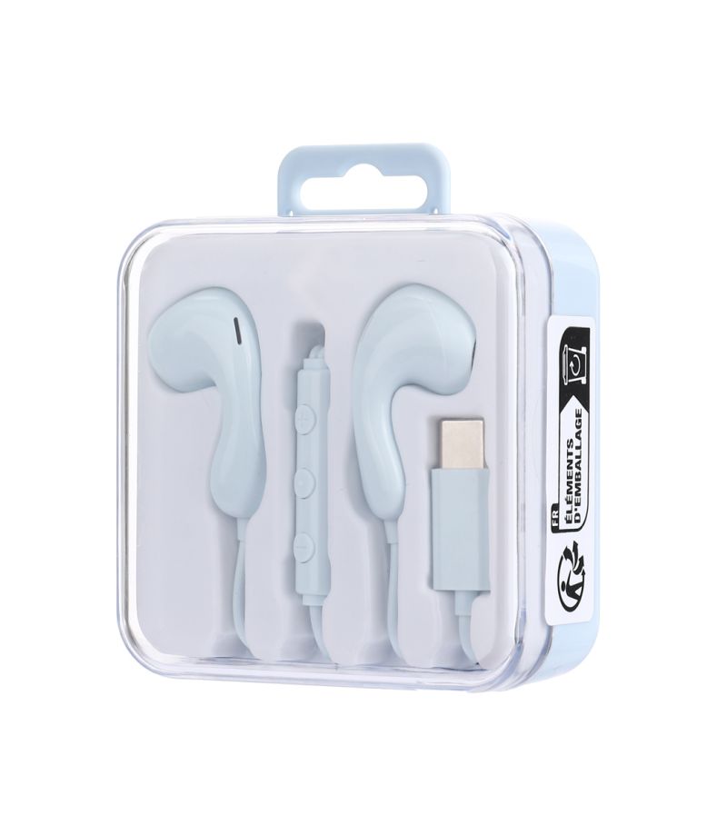 MINISO Elegance Series Type-C In-Ear Earphones Blue