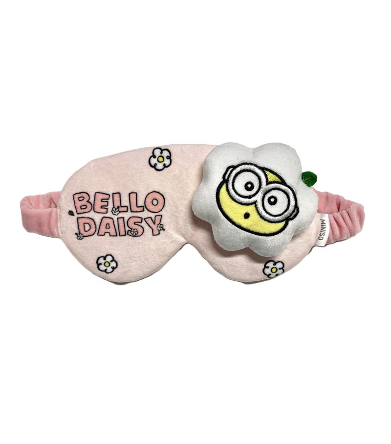 Minions Bello Daisy Collection Pink Plush Sleep Mask