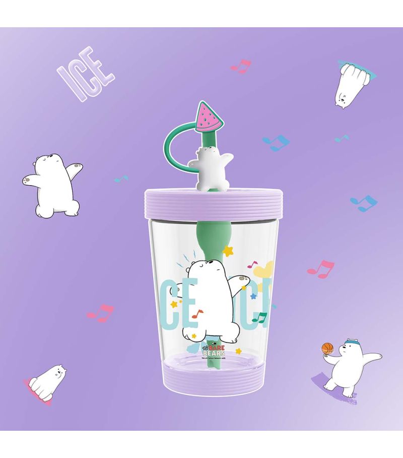 We Bare Bears Ice Bear Seaside Music Festival Tumbler 535ml