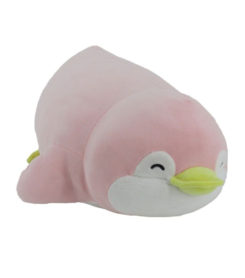 Mini Family PenPen Pink Pendy 15 Inch Lying Penguin Plush Soft Toy