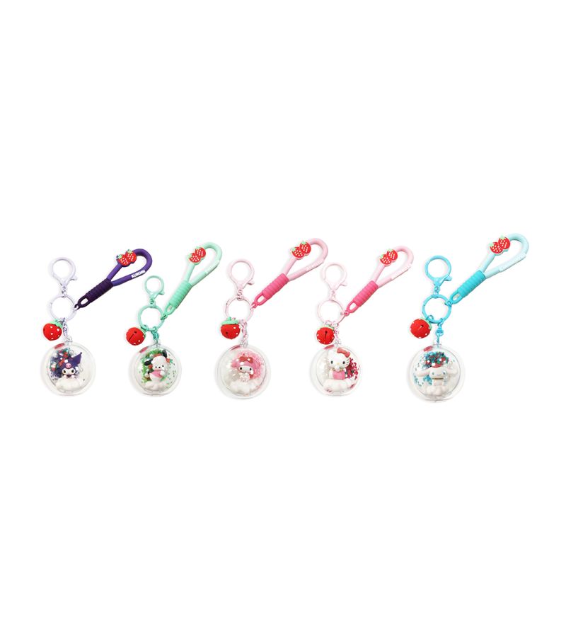 Sanrio Characters Strawberry Collection Ball Keychain (Assorted Characters)