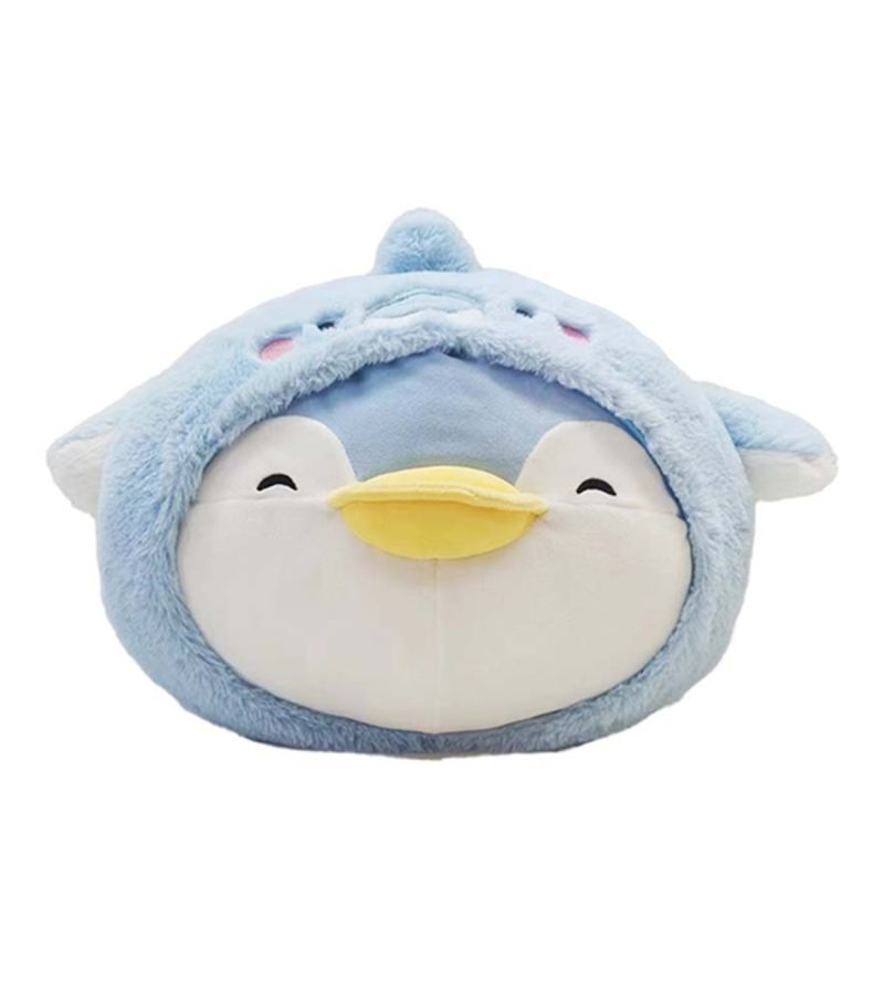 Mini Family PenPen Ocean Penguin 13 Inch Head Shape Pilllow
