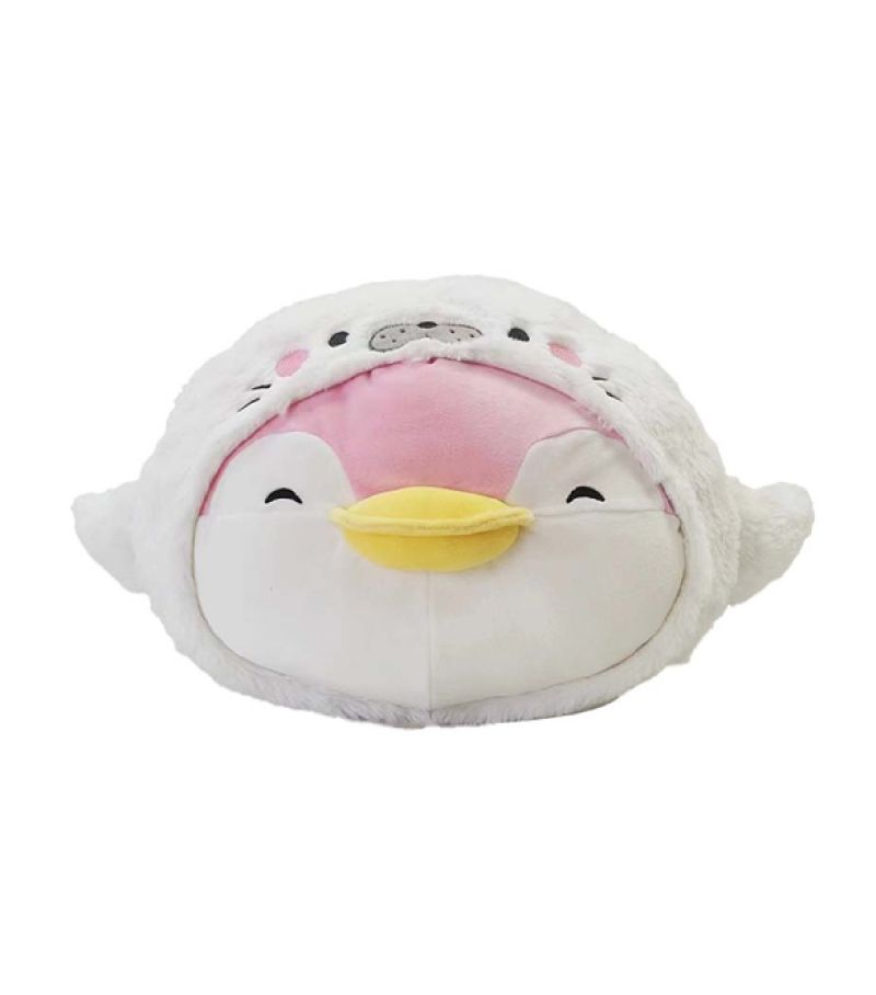 Mini Family PenPen Pendy Ocean Penguin 13 Inch Head Shape Pillow