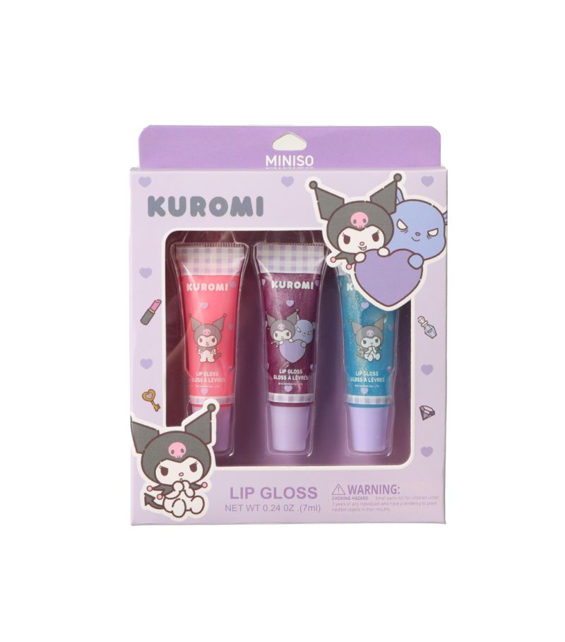 Sanrio Hello Kitty & Friends Kuromi Lip Gloss Set