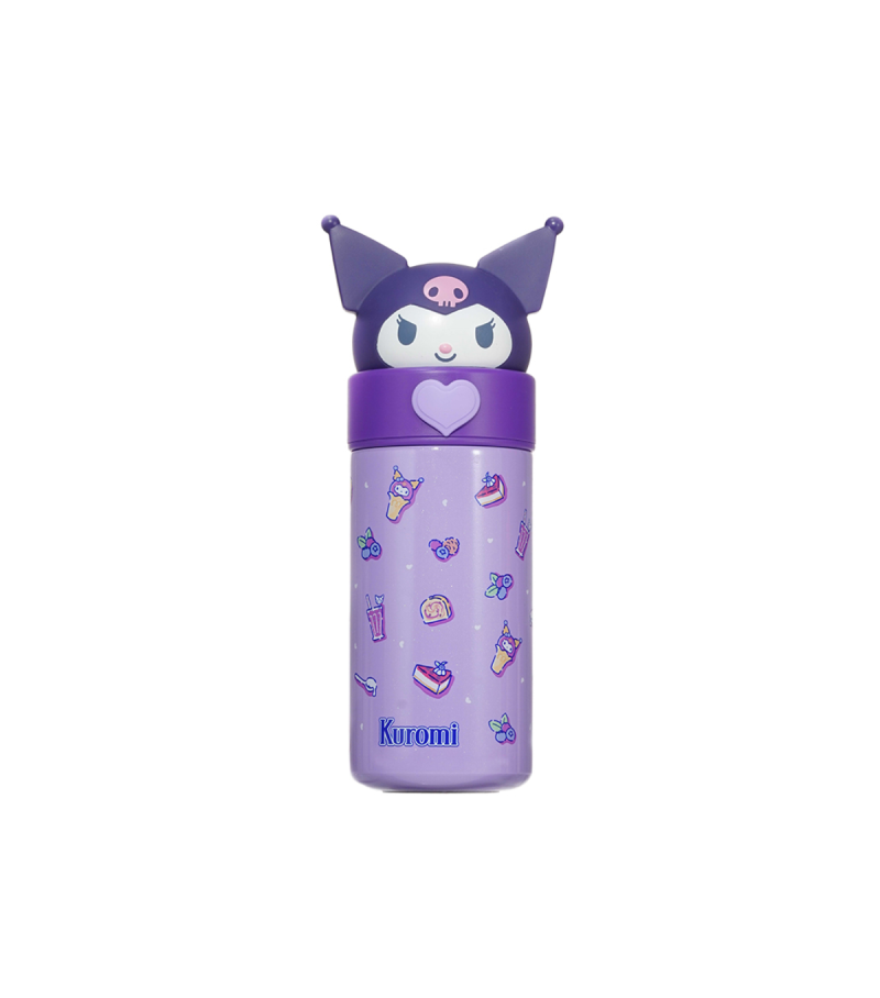 Sanrio Hello Kitty & Friends Kuromi Insulated Water Bottle 350ml