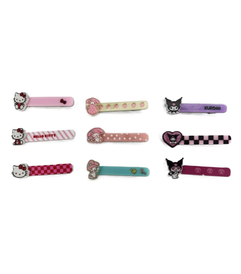 Sanrio Characters Hair Clips Set Of 3 (Assorted Characters)