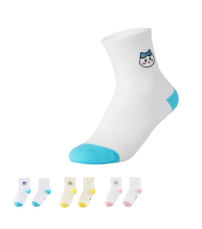Chiikawa Crew Socks UK Size 4.5-6.5 (Assorted Characters)