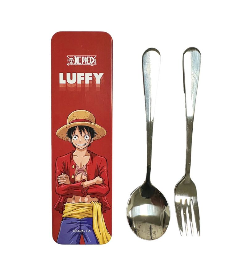One Piece Classic Collection Flatware Set (Fork & Spoon) (Luffy)