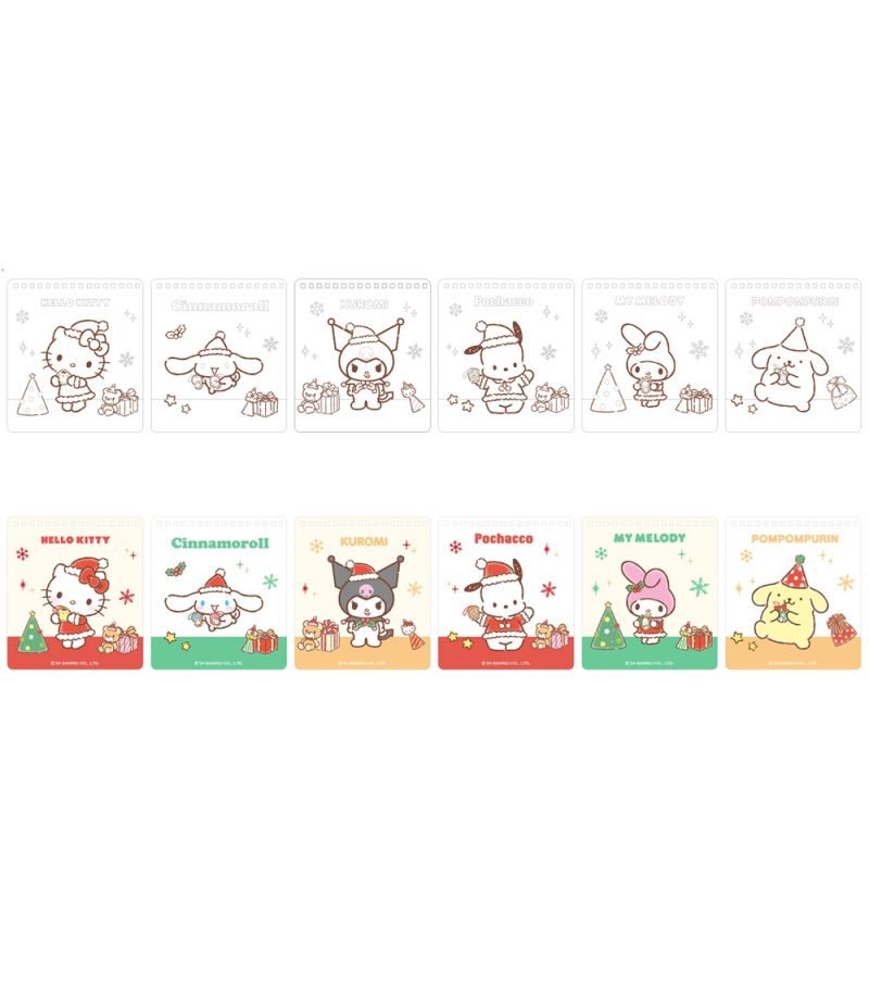 Sanrio Characters Christmas Magic Ink Pad & Pen