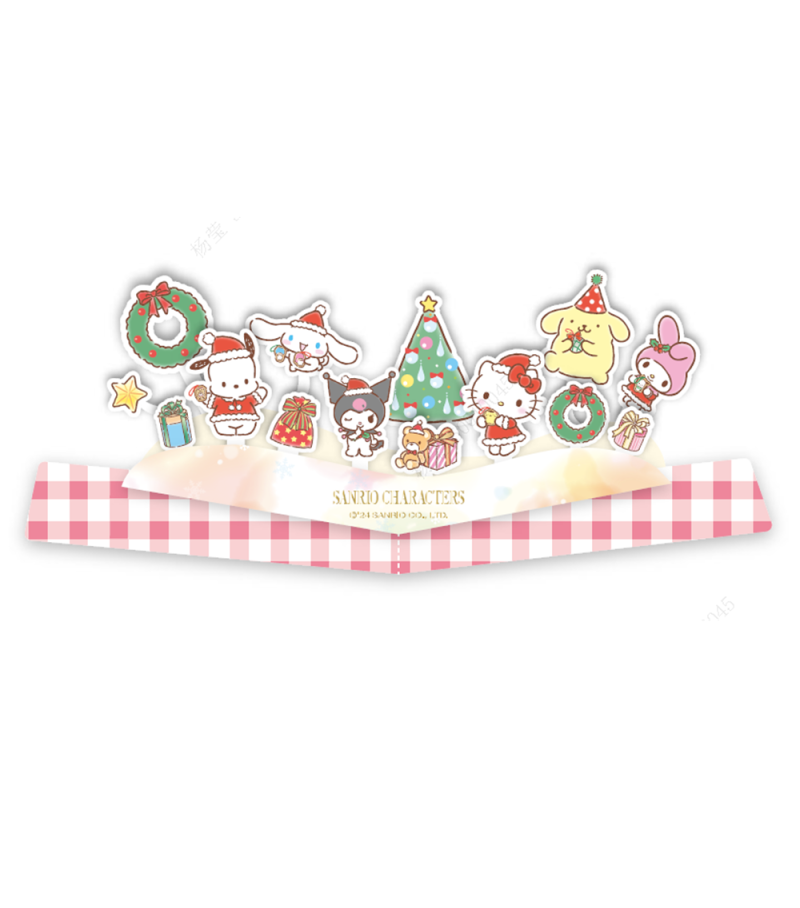 Sanrio Hello Kitty & Friends Christmas 3D Greeting Card
