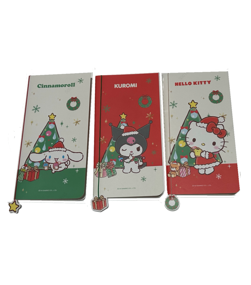 Sanrio Characters Christmas Stitch Bound Notebook Set